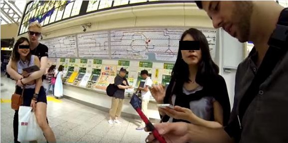 David Bond - pick up artist preys on women in Japan train stations