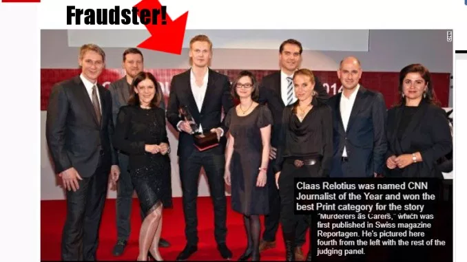 CNN gave a leg up to German fraudster Claas Relotius